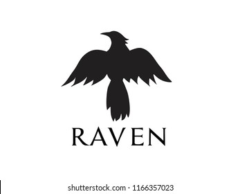 raven logo icon designs