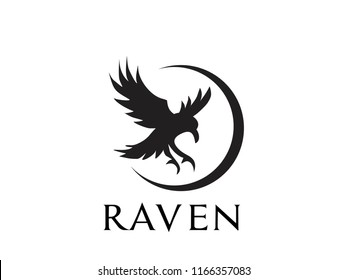 raven logo icon designs