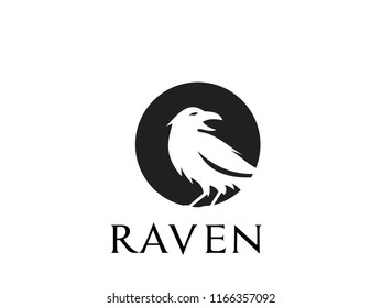 raven logo icon designs