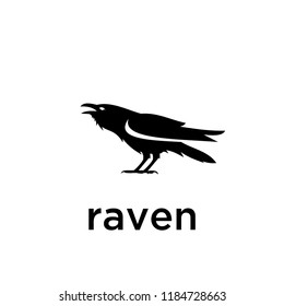 raven logo icon designs vector