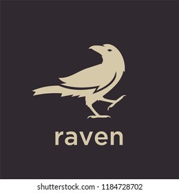 raven logo icon designs vector