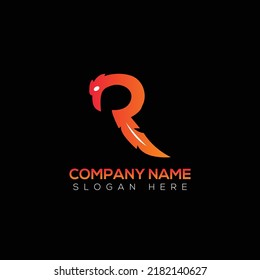 Rotes Logo, Vektorgrafik-Design 