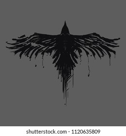Gothic Crow Images Stock Photos Vectors Shutterstock