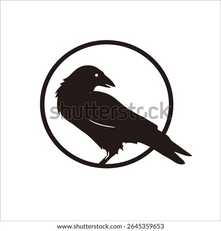 Raven shadow logo design for your brand and company identity