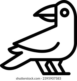 icono de rastrillo de una línea vectorial