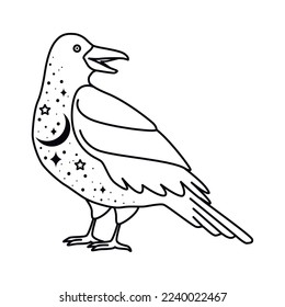 raven surreal astrology style icon