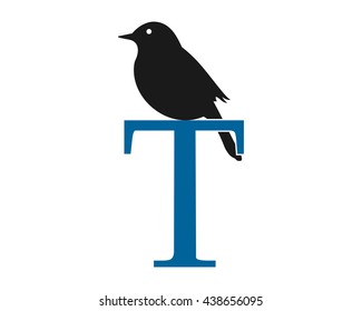 raven typography image vector icon logo silhouette