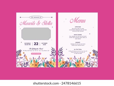 Ravene Hochzeit Einladung Rahmen Design