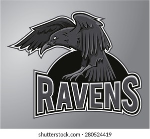 Ravens mascot 