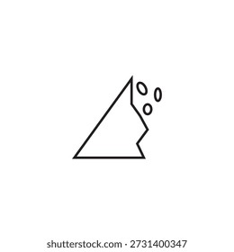 ravine icon illustration element design