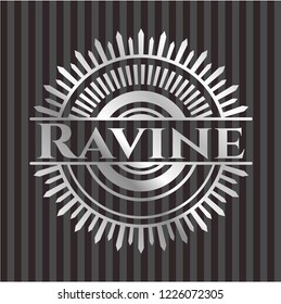 Ravine silver badge or emblem