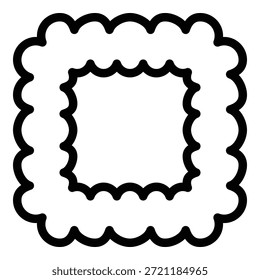 Ravioli kitchen icon. Outline Ravioli kitchen vector icon for web design isolated on white background