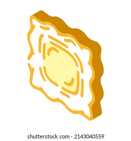 ravioli meal isometric icon vector. ravioli meal sign. isolated symbol illustration