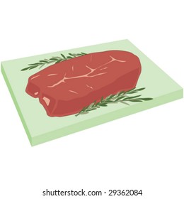 raw beef