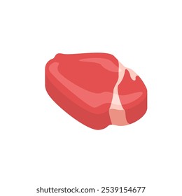 Ilustración vectorial de carne cruda
