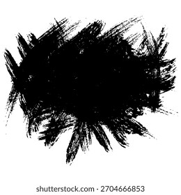 Raw black brush strokes created for use in various grunge themed designs