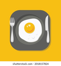 Raw, broken, boiled and fried eggs flat item set. cartoon domestic chicken eggs with yellow yolk isolated vector illustration collection. organic farm products and food concept Free Vector