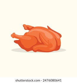 raw chicken on a white background