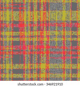 raw digital square noise vector seamless pattern