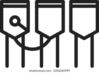 Raw Factory Fuel Outline Icon