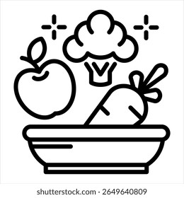 Raw Food Fresh Vegetables and Fruits