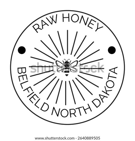 Raw Honey belfield north dakota eps , Approval sel logo design, approved sel,