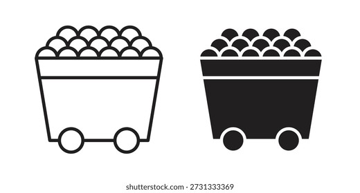 Icono de materia prima sobre fondo blanco. Icono de Vector de stock