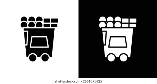 Raw material icon symbol collection. Flat vector stock illustration.
