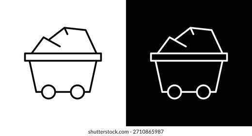 Ícones de matéria-prima. ícones de vetor de desenho de linha