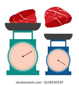 Raw meat for Eid Al Adha illustration 