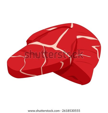 Raw meat for Eid Al Adha illustration 