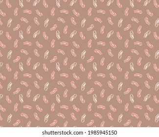 Raw meat, pork pattern. Color illustration.