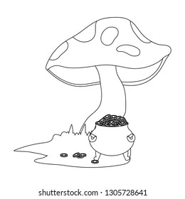 raw mushroom cartoon