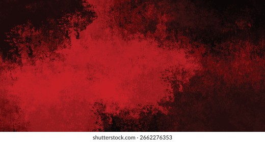 O poder bruto do fogo e cinzas entrelaçados em uma composição vermelho e preto vívido


