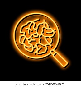 raw spinach neon light sign vector. raw spinach illustration
