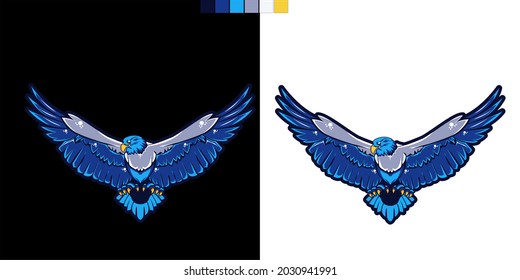 raw vector eagle esport logo