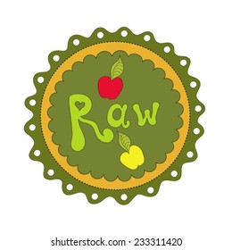 Raw vector illustration