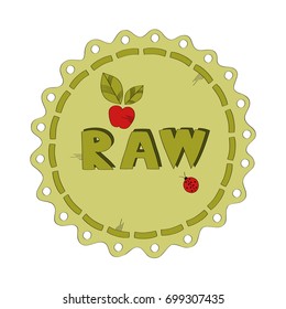 Raw vector illustration 