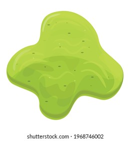 Raw wasabi icon. Cartoon and flat of Raw wasabi vector icon for web design isolated on white background