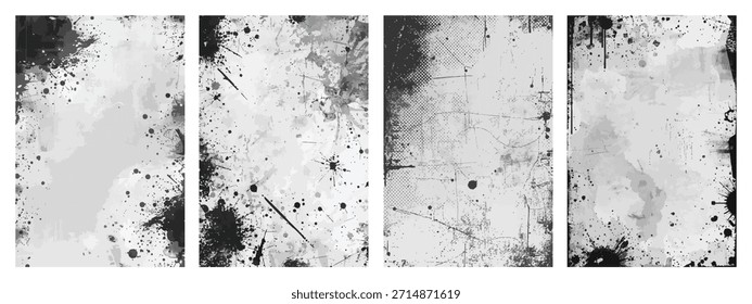 Textura de Concreto em Bruto e Respirado em Cinza Suave