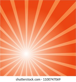 ray abstract orange colorful burst background.