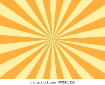 Ray burst style background. Sunburst background.