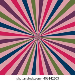 Ray burst style background. Sunburst background.