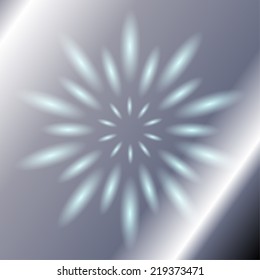 Ray circular blue light Vector silver Background