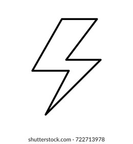ray electric isolated icon