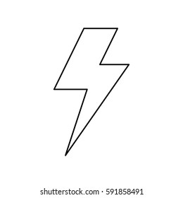 Ray electricity symbol icon vector illustration graphic design