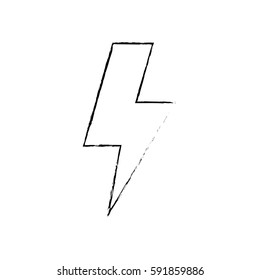 Ray electricity symbol icon vector illustration graphic design