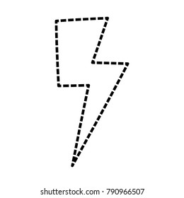 Ray energy symbol cartoon