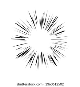 ray frame, burst background