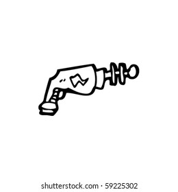 ray gun cartoon